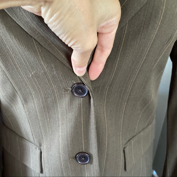 Rafaella Brown 2-pc Job Work Office Suit Size 8  6 - Picture 4 of 16